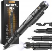 BIIB Tactical Pen Multitool mit LED Licht