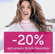 Bon prix - 20% auf Strick 