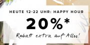 Bis 22Uhr: dress for less Happy Hour bis 70% Rabatt + 20% extra Rabatt z.B. Hilfiger Polosh. ab 36&euro;