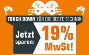 19% Mehrwertsteuer geschenkt auf fast alle vorr&auml;tigen Artikel im Saturn