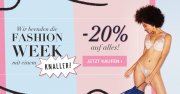 Bis Sonntag 20% Rabatt auf die gesamte Kollektion (auch Sale) im Hunkem&ouml;ller Shop