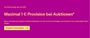 Bis zu 10 Artikel als Auktion , maximal 1 Euro Verkaufsprovision @EBAY 31,05 - 3.06.18