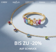 Bis zu 20% Rabatt auf &uuml;ber 7.300 ausgesuchte Schmuckst&uuml;cke bei Christ