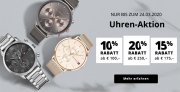 Bis zu 20% Rabatt auf Uhren von Top-Marken im Christ Shop