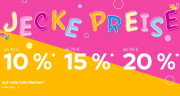 Bis zu 20% Staffelrabatt auf ausgew&auml;hlte Mode, Beauty, Uhren und mehr bei Galeria