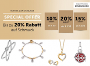 Bis zu 20% Staffelrabatt auf ausgew&auml;hlte Schmuckst&uuml;cke im Christ Shop