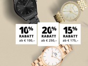 Bis zu 20% Staffelrabatt auf Uhren und Schmuck im Christ Shop