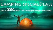 Bis zu 30% Rabatt auf Camping Ausr&uuml;stung 