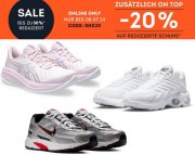 Bis zu 30% Rabatt auf &uuml;ber 1.900 Sportschuhe + 20% Extra-Rabatt On Top bei SportScheck