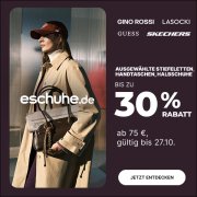 Bis zu 30% Rabatt auf &uuml;ber 12.900 ausgew&auml;hlte Herbstschuhe und Taschen bei eSchuhe