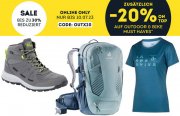 Bis zu 30% Rabatt im Sale + 20% Extra-Rabatt auf Outdoor & Bike Must Haves bei SportScheck
