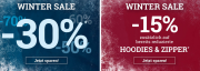 Bis zu 30% Rabatt im Winter Sale + 15% Extra-Rabatt On Top auf Hoodies im EMP Shop