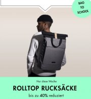 bis zu 40% auf Rolltop Rucks&auml;cke bei Wardow