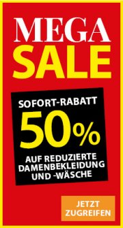 Bis zu 40% Rabatt auf Damen Kleidung + 50% On Top im NKD Mega Sale