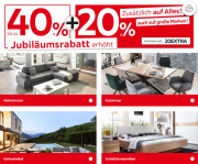 Bis zu 40% Rabatt auf fast alles + 20% Extra-Rabatt im XXXLutz M&ouml;belhaus Shop