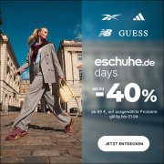 Bis zu 40% Rabatt auf &uuml;ber 61.600 ausgew&auml;hlte Schuhe und Taschen bei eSchuhe