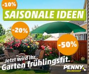 Bis zu -50% auf Gartenartikel bei Penny