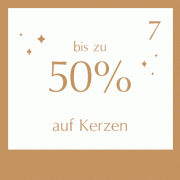 Bis zu -50% auf Kerzen bei Flaconi