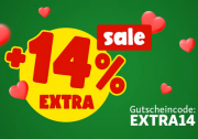 Bis zu 50% Rabatt + 14% Extra-Rabatt auf alle Sale-Artikell bei Fressnapf