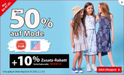 Bis zu 50% Rabatt auf Kindermode + 10% Extra-Rabatt im Spiele Max Shop