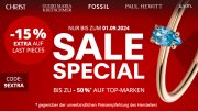 Bis zu 50% Rabatt auf &uuml;ber 1.500 Uhren & Schmuckst&uuml;cke + 15% Extra-Rabatt On Top bei Christ