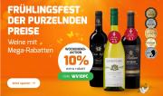 Bis zu 50% Rabatt auf Wein Angebote + 10% Extra-Rabatt On Top bei Weinvorteil