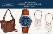 Bis zu 50% Rabatt im Herbst Sale auf Uhren, Schmuck und Taschen + 30% Extra-Rabatt On Top bei Fossil