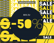 Bis zu 50% Rabatt im Sale + 10% Extra-Rabatt auf bereits reduzierte Kleidung+Schuhe bei SportScheck