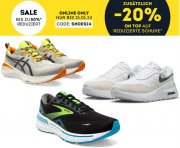 Bis zu 50% Rabatt im Sale + 20% Extra-Rabatt auf reduzierte Schuhe bei SportScheck