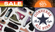 Bis zu 50% Rabatt im Sale + 20% Extra-Rabatt On Top auf alle Sale-Artikel im Converse Shop