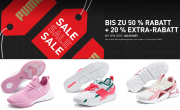 Bis zu 50% Rabatt im Sale + 20% Extra-Rabatt On Top auf alles im Sale im Puma Shop