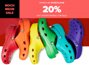 Bis zu 50% Rabatt im Sale + 20% Extra-Rabatt On Top bei Crocs