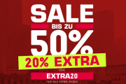 Bis zu 50% Rabatt im Sale + 20% Extra-Rabatt On Top bei Snipes 