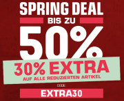 Bis zu 50% Rabatt im Sale + 30% Extra-Rabatt On Top bei Snipes 