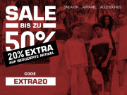 Bis zu 50% Rabatt im Sale + 20% Extra-Rabatt On Top im Snipes Shop