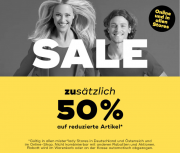 Bis zu 50% Rabatt im Sale + 50% Extra-Rabatt auf alle bereits reduzierten Artikel bei Mister Lady