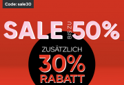 Bis zu 50% Rabatt im Sale auf Mode, Sportbekleidung und Schuhe + 30% Extra-Rabatt On Top bei Galeria