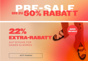 Bis zu 50% Rabatt im Sale auf Schuhe & Bekleidung + 22% Extra-Rabatt auf alle Schuhe bei Mirapodo