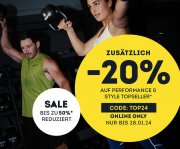 Bis zu 50% Rabatt im Winter Sale + 20% Extra auf Performance & Style Topseller bei SportScheck