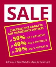 Bis zu -50% zus&auml;tzlicher Rabatt bei Takko