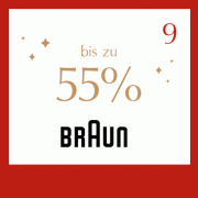 Bis zu -55% auf Braun im Flaconi Adventskalender