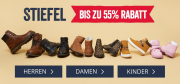 Bis zu 55% Rabatt auf Stiefel f&uuml;r Damen, Herren und Kinder im MandMDirect Shop