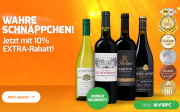 Bis zu 55% Rabatt auf Wein Angebote + 10% Extra-Rabatt On Top bei Weinvorteil