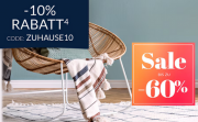 Bis zu 60% Rabatt auf Dekoration, Heimtextilien und Gartenleuchten + 10% Extra-Rabatt On Top bei HSE