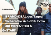 Bis zu 60% Rabatt auf G-Star und Marc O'Polo + nur heute 15% Extra-Rabatt bei Dress For Less