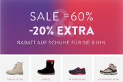 Bis zu 60% Rabatt auf &uuml;ber 110.000 Schuhe + 20% Extra-Rabatt On Topbei Mirapodo