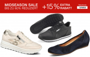 Bis zu 60% Rabatt im Midseason Sale + 15% Extra-Rabatt + gratis Versand bei Gebr&uuml;der G&ouml;tz