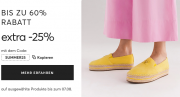 Bis zu 60% Rabatt im Summer Sale + 25% Extra-Rabatt On Top bei eSchuhe