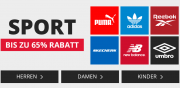 Bis zu 65% Rabatt auf Sportkleidung und Schuhe von Adidas, Puma, Nike usw. bei MandMDirect