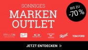 Bis zu -70% im Markenoutlet f&uuml;r Sonnenbrillen bei Brille24